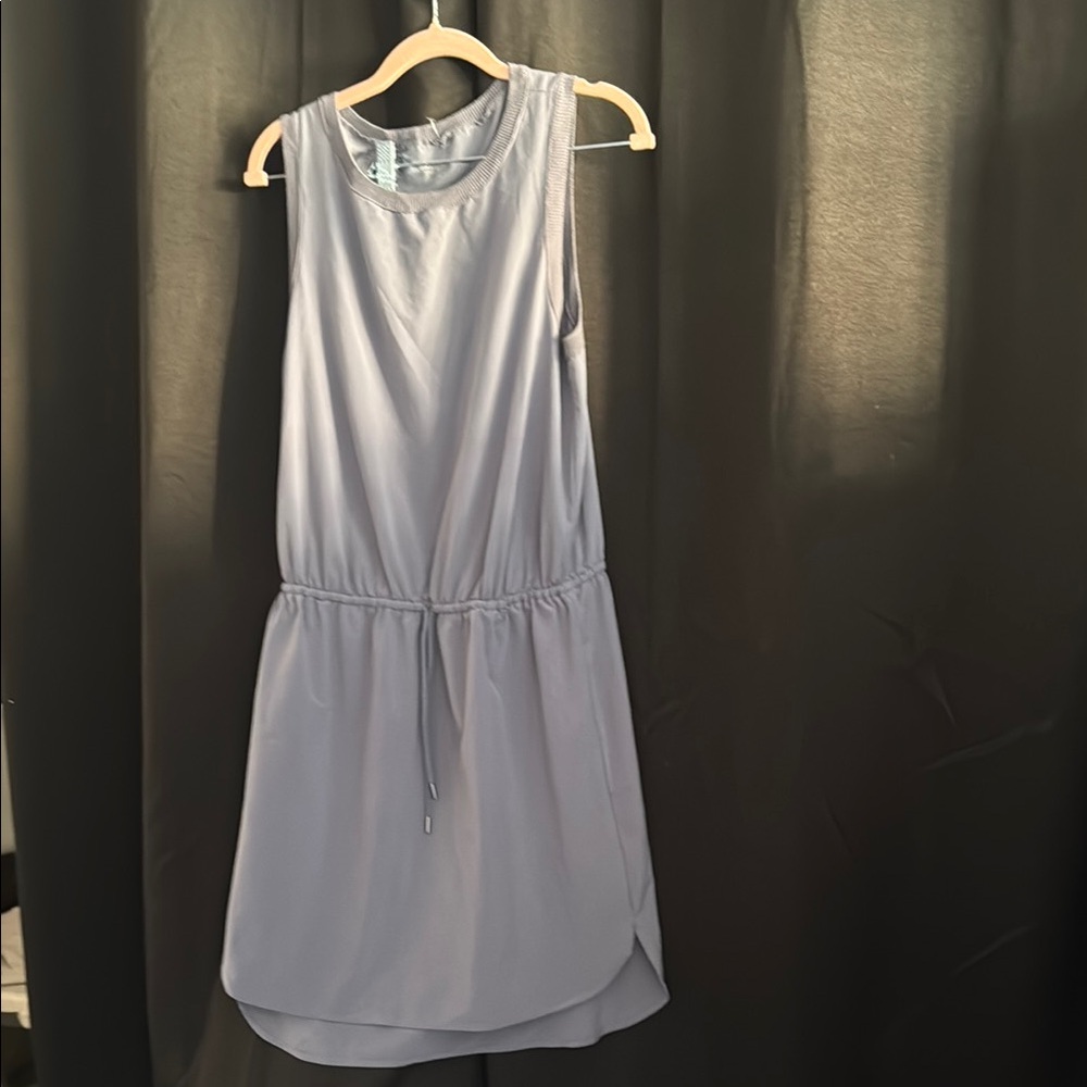 Athleta Charcoal Gray Sleeveless Dress Lightweight size Medium